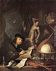 Painter in his Studio by Gerrit Dou